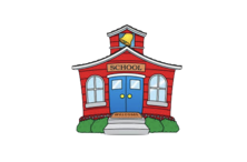 red school house